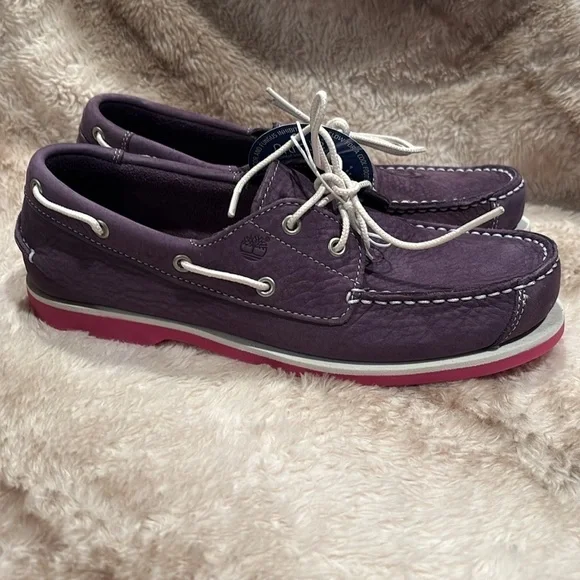 Timberland Earthkeepers leather 2 eye handsewn boat shoe size 8.5 women’s